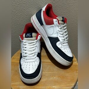 Nike Air Force 1 USA Denim Red White